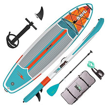 Load image into Gallery viewer, Drift 11'6" Inflatable Stand Up Paddle Board, SUP with Accessories | Coiled Leash, Pump, Lightweight Paddle, Fin &amp; Backpack Travel Bag (Native)
