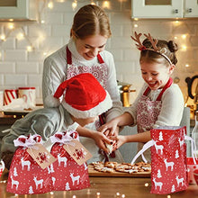 Load image into Gallery viewer, Christmas Gift Bags Assorted Sizes, 22pcs Drawstrings Christmas Bags For Gifts, Presents Wrapping Bags Favor Goody Bags Reusable Plastic Xmas Holiday Gift Bag Bulk Extra Large/Big/Medium/Small Size
