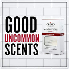 Load image into Gallery viewer, Cremo Bourbon &amp; Oak Travel Friendly Solid Cologne, A Sophisticated Blend of Distiller’s Spice, Fine Bourbon and White Oak.45 Oz
