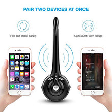 Load image into Gallery viewer, Vont Bluetooth Headset with Microphone, V5.0, Wireless Headset, CVC 6.0 Noise Cancel, Bluetooth Headphones with Mic, Phone Headset, Headsets Suitable for VOIP, Skype, Call Centers, Offices, Trucker
