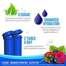 Load image into Gallery viewer, Zipfizz Healthy Energy Drink Mix, Hydration with B12 &amp; Multi Vitamins, Blue, Blueberry Raspberry, 0.38 Oz, Pack of 20
