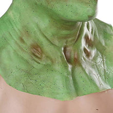 Load image into Gallery viewer, Ghost Cosplay Mask Goblin Costume Full Face Mask Halloween for Adults Masquerade Party Green
