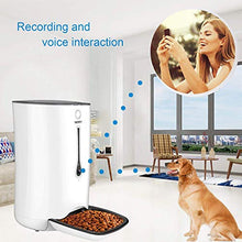 Load image into Gallery viewer, WOPET SmartFeeder,Automatic Pet Dog and Cat Feeder,6-Meal Auto Pet Feeder with Timer Programmable,HD Camera for Voice and Video Recording,Wi-Fi Enabled App for iPhone and Android
