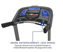 Load image into Gallery viewer, Horizon Fitness T101 Treadmill Series, Bluetooth Enabled, Folding Treadmills, Upgrade to The T202 for Larger Motor, app Integration, and Longer Deck.
