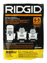 Load image into Gallery viewer, Ridgid VF3503 High Efficiency, Dry Pickup Dust Bags for 6 - 9 Gallons Ridgid Wet / Dry Vacuums at (2 Pack)
