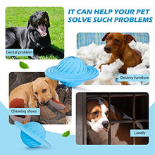 Load image into Gallery viewer, FULNEW IQ Treat Ball Interactive Dog Food Dispenser Durable Dog Chew Toy Ball for Dog Playing, Chewing, Tooth Cleaning (UFO)
