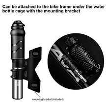 Load image into Gallery viewer, Bike Kit | Super Mini Bike Pumps,120 PSI High Pressure Bicycle Air Pump, Fits Presta and Schrader,Come with Glueless Puncture Repair Kit Includes Mount Kit (Black)
