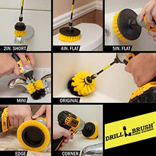 Load image into Gallery viewer, Drill Brush Power Scrubber by Useful Products - Toilet Brush - Bathroom Cleaner - Shower Cleaner - Bathroom Accessories Set - Cleaning Kits - Toilet Scrubber - Spin Brush for Cleaning Bathroom
