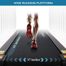 Load image into Gallery viewer, Treadmill Electric Motorized Running Machine with 2.5 HP Power 15 Preset Programs 17&#39;&#39;Wide Tread Belt 8.5 MPH Max Speed for Home Use
