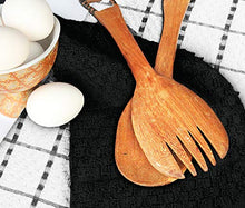 Load image into Gallery viewer, Utopia Towels Kitchen Towels, Pack of 12, 15 x 25 Inches, 100% Ring Spun Cotton Super Soft and Absorbent Black Dish Towels, Tea Towels and Bar Towels
