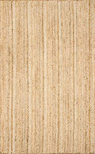 Load image into Gallery viewer, nuLOOM Rigo Hand Woven Farmhouse Jute Area Rug, 8' x 10', Natural
