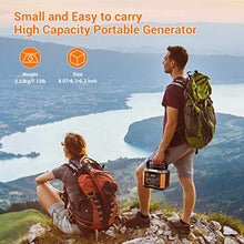 Load image into Gallery viewer, Portable Camping Generator, 330W/78000mAh Portable Power Station, CPAP Battery Power Supply,Solar Generator with110V AC, 12V/10A DC,QC3.0 &amp;TypeC, Wireless Charger,SOS Light for Travel Home Emergency
