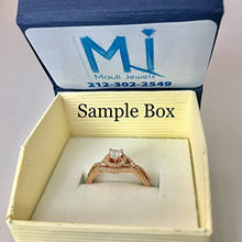 Load image into Gallery viewer, 1/2 Carat Halo Engagement Diamond Ring Crafted In 14k Yellow Gold Ring Size - 6
