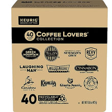 Load image into Gallery viewer, Keurig Coffee Lovers&#39; Collection Sampler Pack, Single-Serve K-Cup Pods, Compatible with all Keurig 1.0/Classic, 2.0 and K-Café Coffee Makers, Variety Pack, 40 Count
