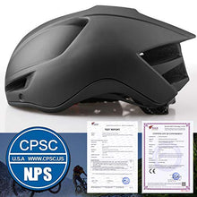 Load image into Gallery viewer, KINGLEAD Bike Helmet, Bicycle Helmet Men CPSC Certified with USB Charging Light&amp;Detachable Magnetic Goggles UV Protective&amp;Reflective Adjustment Straps&amp;Carry Bag Mountain/Road Cycling Helmets(KL-089)
