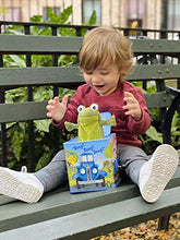 Load image into Gallery viewer, YOTTOY Contemporary Collection | Little Blue Truck Jack-in-The-Box Infant Plush Toy with Music

