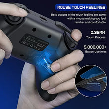 Load image into Gallery viewer, Wireless Switch Controller for Nintendo Switch/Lite/OLED Controller, Switch Controller with a Mouse Touch Feeling on Back Buttons, Extra Switch Pro Controller with Wake-up,Programmable, Turbo Function
