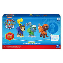 Load image into Gallery viewer, Paw Patrol, Action Pack Pups Chase, Rocky and Zuma 3-Pack of Collectible Figures with Sounds and Phrases
