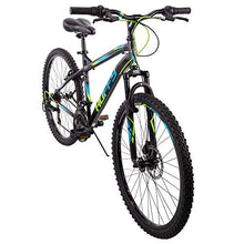 Load image into Gallery viewer, Huffy 26" Nighthawk Men's Mountain Bike, Black Matte 18 Speed
