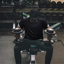 Load image into Gallery viewer, visionreast Men's Sports T-Shirt Stretch Tee Short Sleeve Raglan Sleeve Running Gym Bodybuilding Athletic Tee Shirts
