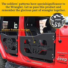Load image into Gallery viewer, JROAD Jeep wrangler JL Gladiator summer tubular half doors Fit for 2018-2023 Jeep Wrangler JL Unlimited | Gladiator JT 4-Door Soldier pattern Front &amp; Rear Tube Doors Without Side View Mirror Door
