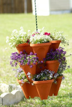 Load image into Gallery viewer, Mr. Stacky 5-Tier Strawberry Planter Pot, 5 Pots
