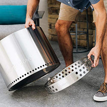 Load image into Gallery viewer, Solo Stove Bonfire Backyard Bundle Portable Fire Pit Stainless Steel for Wood Burning and Low Smokeless Fire Pit Camping Stove for S'mores and Hot Dogs | 19.4x14 Inches with Camp Stove Accessories
