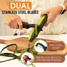Load image into Gallery viewer, Spring Chef Premium Swivel Vegetable Peeler, Black
