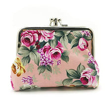 Load image into Gallery viewer, Cute Floral Buckle Coin Purses Vintage Pouch Kiss-lock Change Purse Wallets
