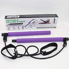 Load image into Gallery viewer, PLEASION Pilates Bar Kit with Resistance Bands, Full Body Exercise Workout Equipment for Home &amp; Gym, Pilates Stick Fitness Bar
