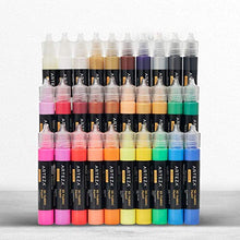 Load image into Gallery viewer, Arteza 3D Fabric Paint, Set of 30, Metallic &amp; Glitter Colors, 1oz Tubes, Glow-in-The-Dark &amp; Vibrant Shades, Textile Paint for Clothing, Accessories, Ceramic &amp; Glass
