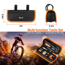 Load image into Gallery viewer, Bicycle Repair Bag &amp; Bicycle Tire Pump, Home Bike Tool Portable Patches Fixes, Fixe, Inflator, Maintenance For Camping Travel Essentials Tool Bag Bike Repair Tool Kit Safety Emergency All In One Tool
