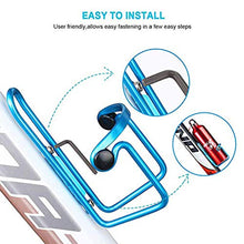 Load image into Gallery viewer, GOADAFOO 2Pack Bike Water Bottle Holder Bike Accessories for Adult Bikes Lightweight Bicycle Cup Holder Cage (Blue)
