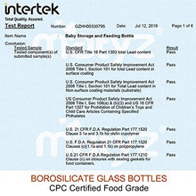 Load image into Gallery viewer, Matyz Glass Breastmilk Storage Bottles, 6 Pack, 8 oz, Compatible With Spectra Medela Breast Pump - Freezer Safe Storage Bottles Set - Wide Mouth Breastmilk Storage Containers - BPA Free (3 Color Lids)
