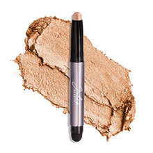 Load image into Gallery viewer, Julep Brow 101 Waterproof Dual-Ended Eyebrow Pencil and Tinted Brow Gel with Thickening Silk Fibers, Taupe &amp; Julep Eyeshadow 101 Crème to Powder Waterproof Eyeshadow Stick, Champagne Shimmer

