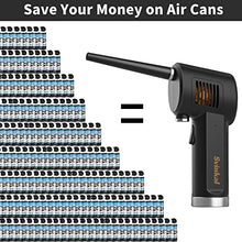 Load image into Gallery viewer, Svinkal Air Duster, Handheld Cordless Air Duster, Air Blower Rechargeable, Electric Compressed air Gun Battery Operation, for Cleaning Computer Keyboard Camera Lego Toys.

