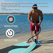 Load image into Gallery viewer, Kicode Inflatable Paddle Board for Adults (6 Inches Thick) Premium Stand Up SUP Accessories &amp; Carry Bag, Waterproof Bag, Non-Slip Deck, Leash, Pump, Waterproof Phone Pouch, Green &amp; Gray
