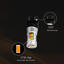 Load image into Gallery viewer, Super Bright 3157 Amber/White Switchback Turn Signal LED Light Bulbs 12V LED Replacement Light 3457 3155 4057 4057 3047 3057-4pcs
