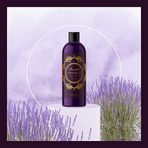 Aromatherapy Sensual Massage Oil for Couples - Relaxing Full Body Massage Oil for Date Night with Sweet Almond Oil - Vegan Lavender Massage Oil for Massage Therapy Smooth Gliding Formula (8 Fl Oz)