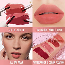 Load image into Gallery viewer, KIMUSE Water Gel Lip Tint 6 Colors Set &amp; Velvet Lip Tint
