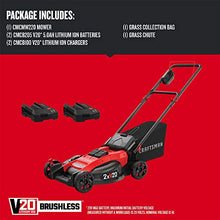 Load image into Gallery viewer, CRAFTSMAN CMCMW220P2 V20 2x20V 20 in. Brushless Cordless Push Mower
