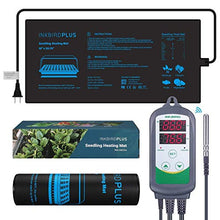 Load image into Gallery viewer, Inkbird WiFi ITC-308 Digital Temperature Controller Thermostat Remote Monitoring and INK-HM20W 10'' x 20.75'' Seeding Heat Mat Bundle
