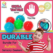 Load image into Gallery viewer, Autism &amp; Prosperity Kids Toys All-Around Sensory Stim Alternative Autistic Children Bundle, ASD Child Boy Girls Teen - Calm Rainmaker, Liquid Motion Bubbler, Spiky Balls, Stimulation Product Tool Item
