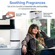 Load image into Gallery viewer, LEVOIT Humidifiers for Bedroom, 4L Ultrasonic Cool Mist Air Vaporizer for for Large Room Babies, Essential Oil Tray, Quiet Operation, Auto Shut-Off, Lasts up to 40 Hours, Gray
