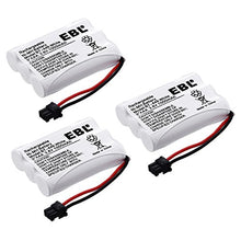 Load image into Gallery viewer, EBL BT-446 Rechargeable Cordless Phone Replacement Batteries for BT-446, BT-1005 BT1005, 3.6V 1000mAh NiMH (Pack of 3)
