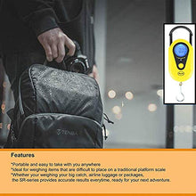 Load image into Gallery viewer, American Weigh Scales Industrial Precision Digital Hanging Scale, Yellow, 11lb (AMW-SR-5)
