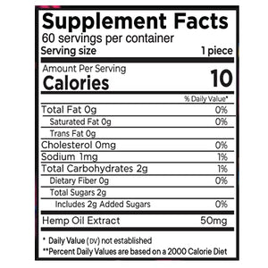New Age Hemp Big Gummies 3000 60ct - Natural Hemp Oil Gummies