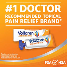 Load image into Gallery viewer, Voltaren Arthritis Pain Gel for Topical Arthritis Pain Relief, #1 Doctor Recommended Topical Pain Relief Brand, No Prescription Needed - 3.5 oz/100 g Tubes (Pack of 2)
