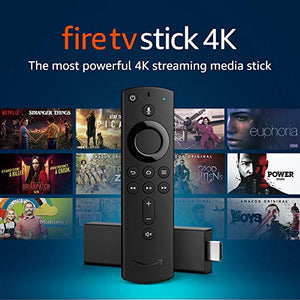 Fire TV Stick 4K streaming device with Alexa built in, Dolby Vision, includes Alexa Voice Remote, latest release