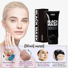 Load image into Gallery viewer, Phebe Black Mask Blackhead Remover Purifying Peel Off Mask Activated Charcoal Mask Deep Cleansing Acne removal Nose Face Pore Cleaner 1 Tube(1.76 fl oz)

